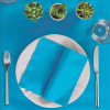 Tovaglia runner "You&Me" in tessuto non tessuto turchese, rotolo da 24 metri (20 strappi da 120cm)