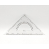 Set Squadre "Deli" 60° e 45° da 33 cm, confezione da 2 pezzi