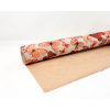 Rotolo carta regalo paper-fibra stampa Farfalle arancio e rosso, altezza 75 cm, lunghezza 20 metri