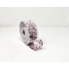 Rotolo nastro decofibra stampa Gipsofila rosa, lunghezza 25 metri