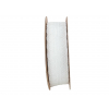Rotolo nastro in pizzo Lovely con cuori bianco, altezza 25 mm, lunghezza 15 metri
