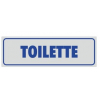 Etichetta adesiva Toilette, formato 14x4 cm