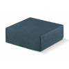 Scatola automontante in cartoncino blu, base rettangolare, cartone da 20 pezzi