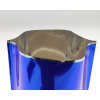 Sacchetto regalo metallizzato blu tinta unita