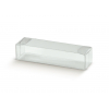 Scatola plastica trasparente con aperture laterali, 90x30x20mm, confezione da 10 pezzi