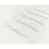 Mini forchetta fingerfood in PLA biodegradabile, 10cm., confezione da 50 pezzi