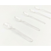 Mini cucchiaino fingerfood in PLA biodegradabile, 10cm., confezione da 50 pezzi