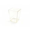 Mini coppetta fingerfood "Kubic" in PLA biodegradabile, 60cc, confezione da 50 pezzi
