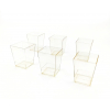 Mini coppetta fingerfood "Kubic" in PLA biodegradabile, 60cc, confezione da 50 pezzi