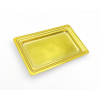 Mini vassoio oro rettangolare monoporzione design "Mignon", 67x110mm, confezione da 100 pezzi