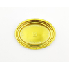 Mini vassoio oro ovale monoporzione design Mignon, confezione da 100 pezzi