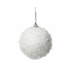 Sfera infrangibile bianca, diametro 8 cm