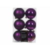 Sfera infrangibile violetto, diametro 8 cm, confezione da 6 pezzi