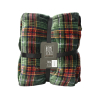 Plaid scozzese verde, formato 150x200 cm