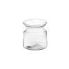Vaso in vetro, diametro 11 cm, altezza 12 cm