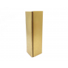 Scatola cantinetta porta bottiglia fantasia "Gold Star" automontante, 9x34x9 cm