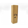 Scatola cantinetta porta bottiglia fantasia "Renna" automontante, 9x34x9 cm