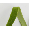 Rotolo nastro in velluto verde, altezza 9 mm