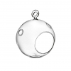 Sfera in vetro con fori, diametro 12 cm e altezza 13.5 cm