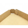 Vassoio in cartone avana idrorepellente, formato 15x21 cm, varie altezze