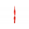 Candela fiamma rossa lucida diametro 2.2 cm, altezza 29 cm, durata 8 ore