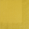 Tovagliolo in carta 3 veli oro 24x24 cm, confezione da 20 pezzi
