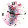 Orologio in ceramica a fiori, diametro 13 cm, con scatola regalo