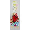 Poggia cucchiaio in ceramica con cuori, 10x27.5 cm, in scatola regalo con finestra
