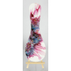 Poggia cucchiaio in ceramica con fiori, 10x27.5 cm, in scatola regalo con finestra