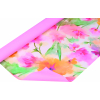 Bobina perlata "Aquarelle" fantasia fiori, interno lavanda 40my, altezza 1 metro, lunghezza 25 metri