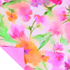 Bobina perlata "Aquarelle" fantasia fiori, interno lavanda 40my, altezza 1 metro, lunghezza 25 metri