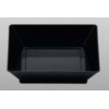 Piattino fingerfood quadrato nero 65x65mm 45cc, confezione da 25 pezzi
