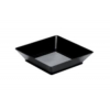 Piattino fingerfood quadrato nero 65x65mm 45cc, confezione da 25 pezzi