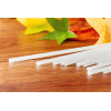 Cannucce bianche biodegradabili compostabili in PLA, confezione da 500 pezzi