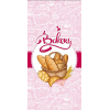 Sacchetto in carta kraft bianco 40 gr, stampa natura formato 17x36 cm, cartone da 10 kg.