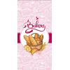 Sacchetto in carta kraft bianco 40 gr, stampa "Bakery", formato 17x36 cm, cartone da 10 kg.