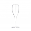 Bicchiere calice flutes "Vinum" trasparente drink safe riutilizzabile 150cc, confezione da 6 pezzi