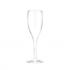 Bicchiere calice flutes "Vinum" trasparente drink safe riutilizzabile 150cc, confezione da 6 pezzi