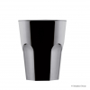 Bicchiere liquore nero in PP infrangibile da 40cc, confezione da 25 pezzi