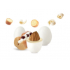 Confetti bianchi "Maxtris" babà con panna, confezione da 1 kg