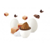 Confetti bianchi "Maxtris" caramel e fleur de sel, confezione da 1 kg