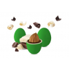 Confetti verdi "Maxtris" dolce promessa incartati singolarmente, confezione da 500 gr