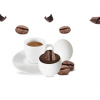 Confetti bianchi "Maxtris" white coffee, confezione da 1 kg