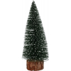 Albero innevato con base in legno, varie altezze