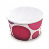 Coppetta gelato Bubbles viola, capienza 90ml, diametro 7.3 cm, altezza 3.8 cm, confezione da 42 pezzi