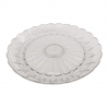 Piatto in plastica trasparente, diametro 33 cm