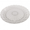 Piatto in plastica trasparente, diametro 38 cm