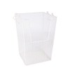 Cestino in metallo bianco, vari formati