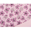 Bobina Cosette in PPL fantasia fondo e interno rosa, altezza 1 metro, lunghezza 25 metri