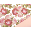 Bobina Anne in PPL fantasia fondo bianco, interno pesca, altezza 1 metro, lunghezza 25 metri